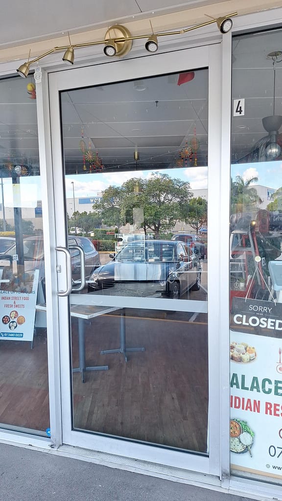 Drewvale commercial door broken glass replacement after repair